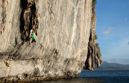 Philippines climbing - Caroline Ciavaldini and James Pearson