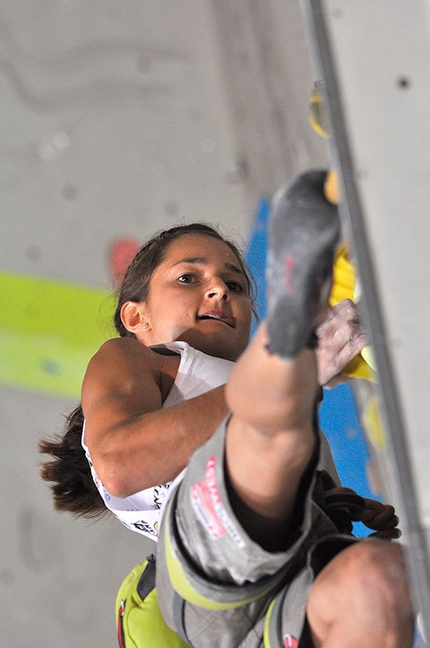 Magdalena Röck wins the Rock Master 2014 Lead