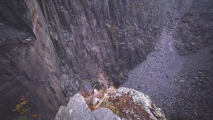 Steve McClure e Leah Crane e la via Meltdown a Dinorwig, Galles