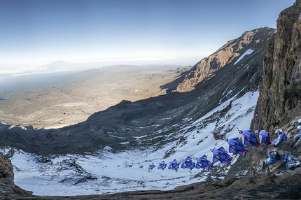 Valery Rozov Kilimanjaro BASE jump