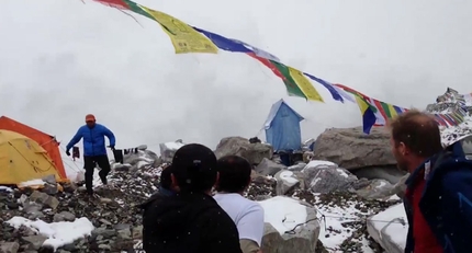 Valanga sull' Everest