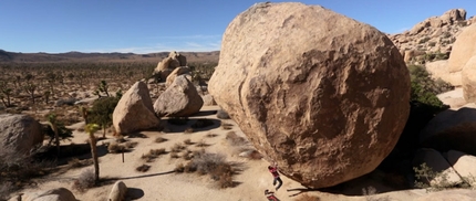 Romain Desgranges ed i boulder So High a Joshua Tree