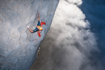 Alexander Huber and Fabian Buhl climb Sueños de Invierno, Naranjo de Bulnes