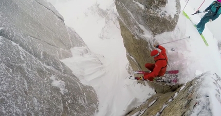 S&S Couloir at Jackson Hole - Wild Bill’s birthday tradition