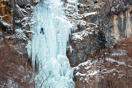 Montenegro Tara canyon ice climbing
