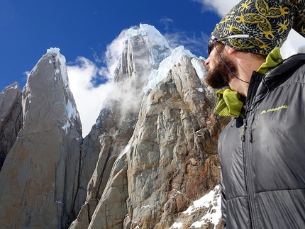 Cerro Torre Ragni route: Daniel Joll, Kim Ladiges 2017