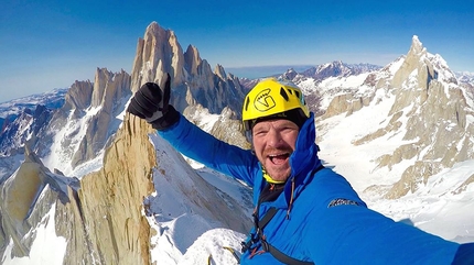 Markus Pucher solitaria invernale del Cerro Pollone, Patagonia