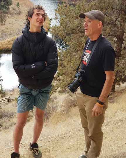 Adam Ondra climbing To Bolt Or Not To Be at Smith Rock