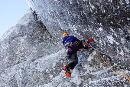 Arrampicata invernale in Scozia di Dave Macleod