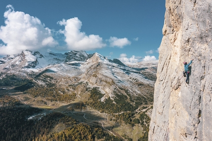 DoloMitiche 2.020: Ey de Net alla Parei de Col Becchei (Fanes, Dolomites)