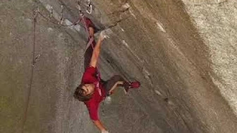 Chris Sharma climbs Dreamcatcher at Squamish  in Canada