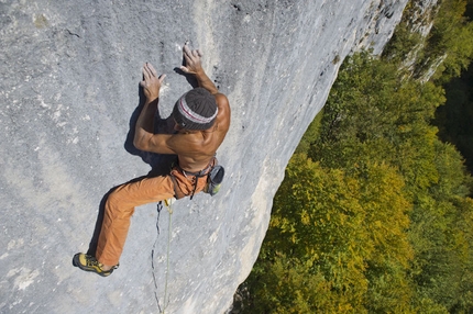 Manolo e Roby Present - Manolo su Roby Present 8c+/9a, Val Noana, Pale di San Martino.