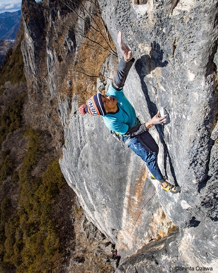 Yuji Hirayama makes first ascent of Hanabi 8c+ at Mt Futago