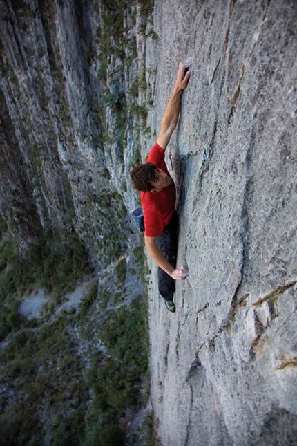 Alex Honnold, Cedar Wright e la free solo di El Sendero Luminoso del 2014