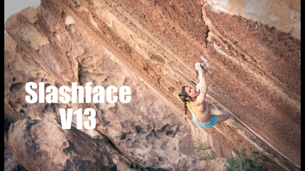 Alex Puccio sends Slashface at Hueco Tanks, USA