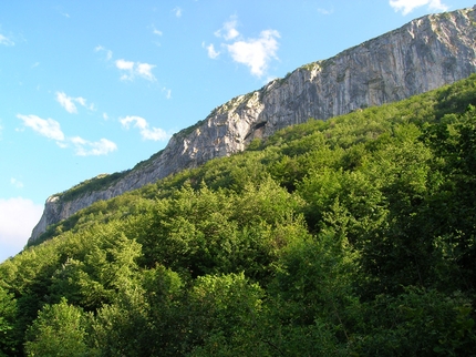 Climbing at Pian Bernardo