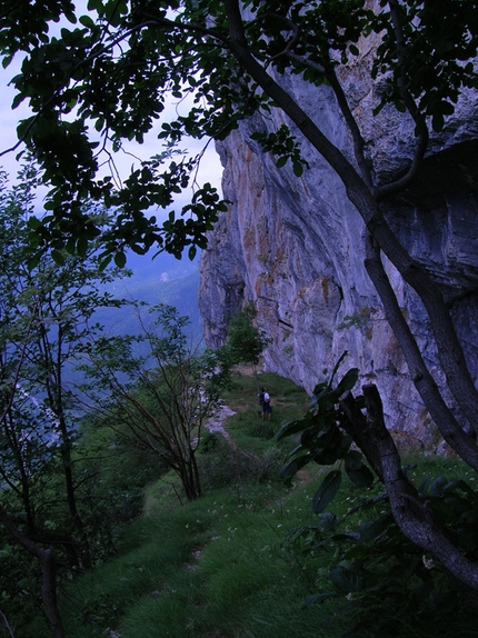Pian Bernardo - La falesia di Pian Bernardo