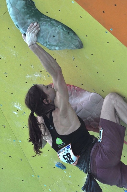 Mina Markovic - Mina Markovic at the Climbing World Championship 2011 at Arco, Italy