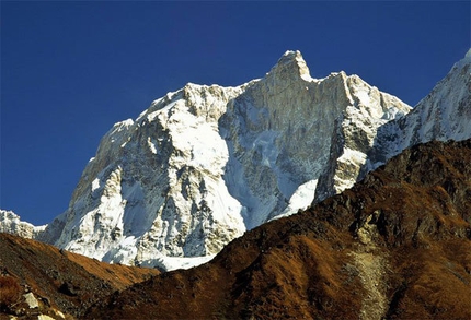 Jannu (7710m) - The impressive north face of Jannu (7710m) Nepal