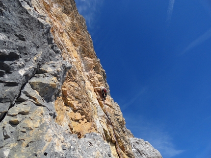 Ey de Net, Tofana di Rozes, prima invernale in Dolomiti