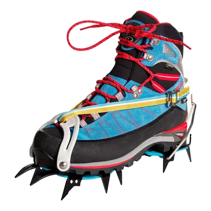 Twelve-point crampons for classic mountaineering Fakir III Semi-classic - Versatile twelve-point crampons designed for classic mountaineering.