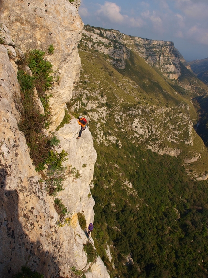 Rosa dei venti, new route at Cava grande del Cassibile in Sicily