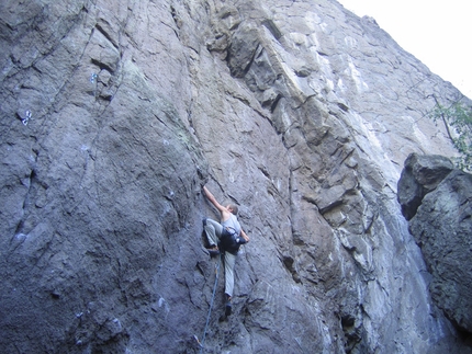 Rocca Pendice - Alessio Roverato, il Sogno delle tartarughe blu 7b, Punta della Croce