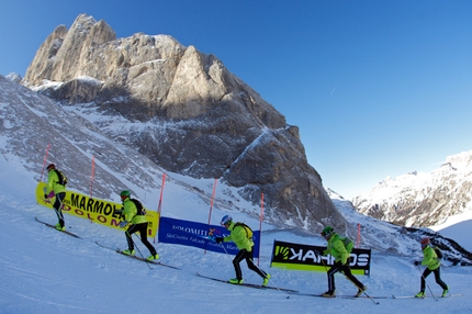 Zero-3000 Extreme Race - In salita verso il traguardo a Punta Rocca, Marmolada