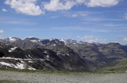 Colle dei Morti - Santuario di S. Anna di Vinadio dal Colle della Lombarda