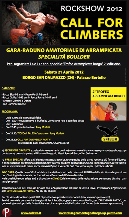 Salewa Rockshow 2012, tappa 2 a Borgo San Dalmazzo