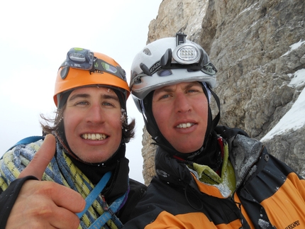 Fratelli e Cortelli - Fratelli e Cortelli, Dolomiti di Brenta aperta da Silvestro e Tomas Franchini il 13/03/2012