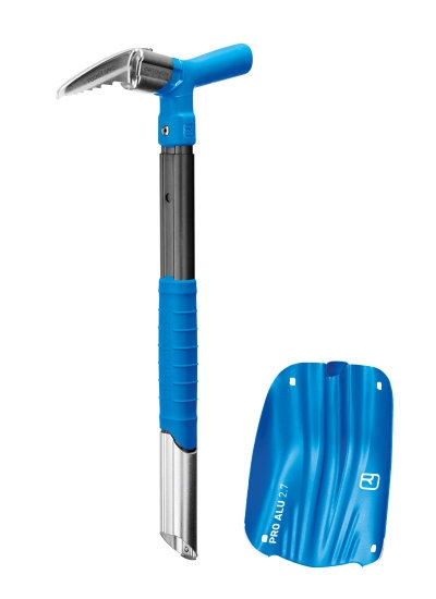 Pala Pro Alu III + Pocket Spike – pala da valanga - Leggera pala da valanga per sci alpinismo.