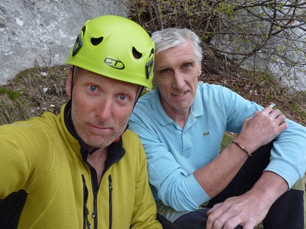 Tour arrampicata dal Lario alla Grigna - Ivo Ferrari e Silvano De Zaiacomo