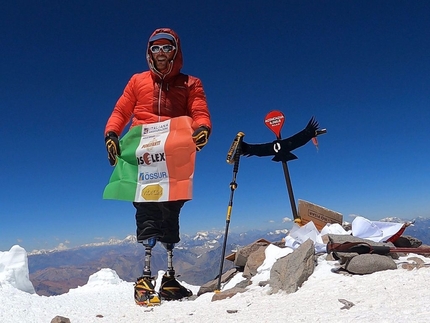 L’Ambassador Ferrino Andrea Lanfri per due volte in vetta all’Aconcagua - L'alpinista toscano pluriamputato e Ambassador Ferrino Andrea Lanfri ha salito due volte l'Aconcagua, la montagna più alta del Sud America