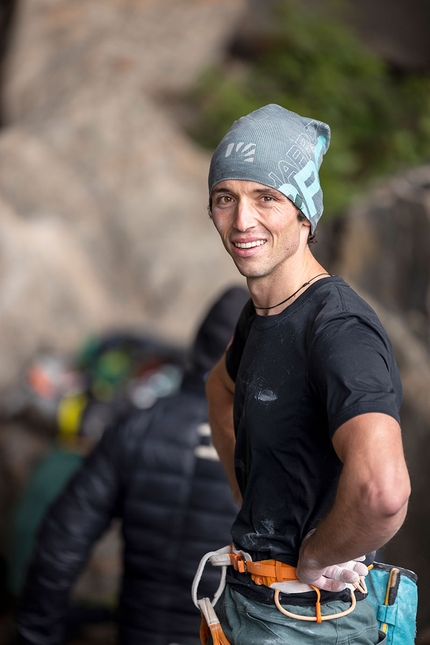 Alexander Rohr - Alex Rohr on the first pitch of 'Change' (9a+/b) at Flatanger
