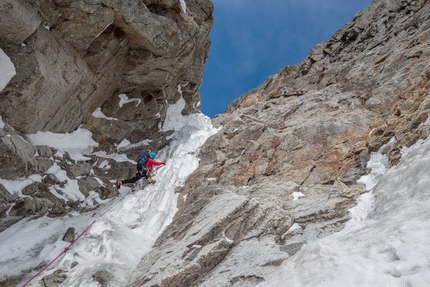 Yann Borgnet: impresa sulle Grandes Jorasses (Monte Bianco) - L'atleta CAMP Yann Borgnet effettua con Charles Dubouloz la prima ripetizione integrale della leggendaria Via in memoria di Gianni Comino sulle Grandes Jorasses