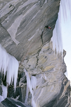 Mauro Bubu Bole - Mauro Bubu Bole on Mission Impossible, Valsavaranche, Val di Cogne