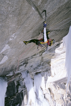 Mauro Bubu Bole - Mauro Bubu Bole on Mission Impossible, Valsavaranche, Val di Cogne