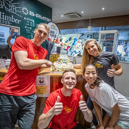 La Sportiva celebrates the Olympic convocation of its athletes at the Climb Tokyo event - La Sportiva celebrates Olympic convocation of its athletes at the Climb Tokyo event, in the run-up to the summer Olympic Games in Tokyo 2020.