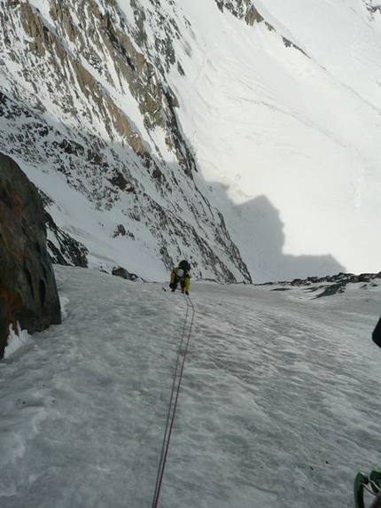 Grossglockner - Grossglockner: on the ramp of Mayerlrampe