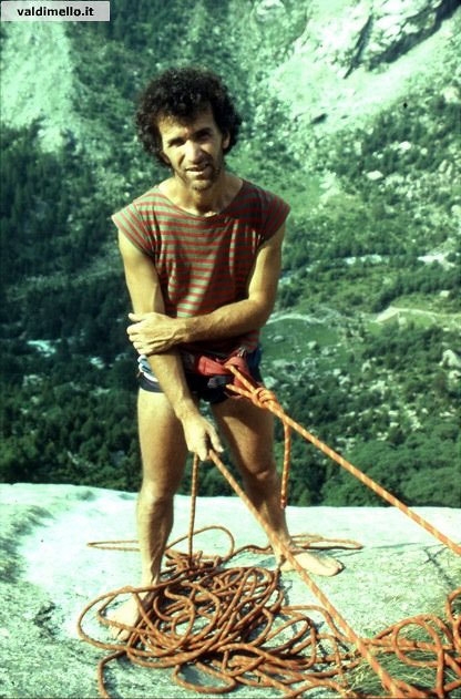 Antonio Boscacci, legendary Val di Mello climber, has gone forever