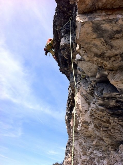 Gratta e Vinci - Dolomites - Gratta e Vinci, a new climb in the Dolomites freed by Christoph Hainz and Simon Kehrer on 14/05/2012