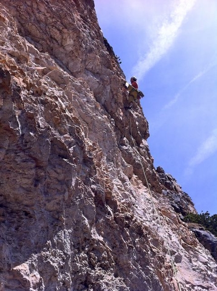 Gratta e Vinci - Dolomites - Gratta e Vinci, a new climb in the Dolomites freed by Christoph Hainz and Simon Kehrer on 14/05/2012