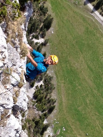 Gratta e Vinci - Dolomiti - Gratta e Vinci, nuova via in Dolomiti liberata da Christoph Hainz e Simon Kehrer il 14/05/2012