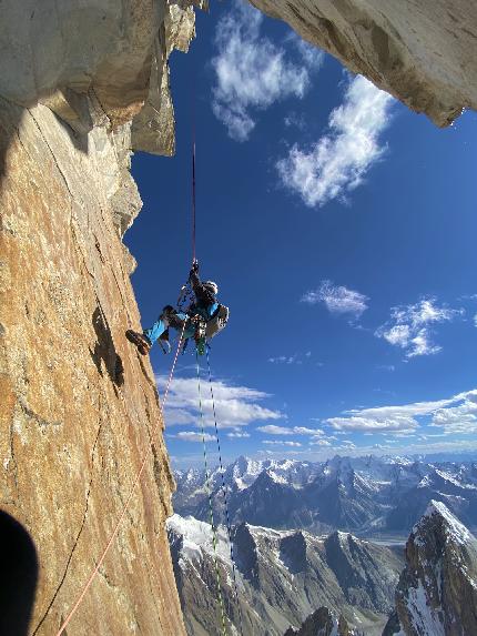 Latok Thumb, Karakorum, Miquel Mas, Marc Subirana - The first ascent of 'Atracció Instintiva' on Latok Thumb, Karakorum (Miquel Mas, Marc Subirana 07-08/2023)