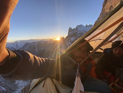 Latok Thumb, Karakorum, Miquel Mas, Marc Subirana - The first ascent of 'Atracció Instintiva' on Latok Thumb, Karakorum (Miquel Mas, Marc Subirana 07-08/2023)