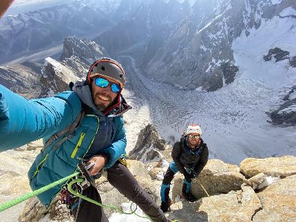 Latok Thumb, Karakorum, Miquel Mas, Marc Subirana - The first ascent of 'Atracció Instintiva' on Latok Thumb, Karakorum (Miquel Mas, Marc Subirana 07-08/2023)