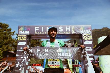 Maga Skymarathon, Val Seriana - Cristian Minoggio vince la Maga Skymarathon, Val Seriana