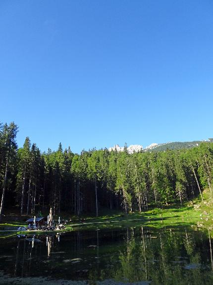 Lake Pianozes, Dolomites - Lago di Pianòzes, Dolomites