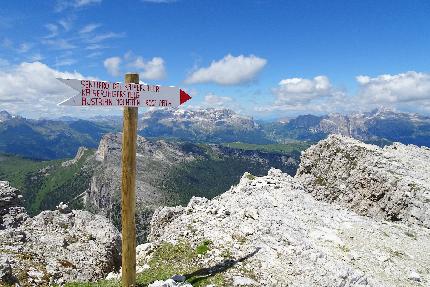 Kaiserjäger Path, Lagazuoi, Dolomites - Kaiserjäger Path on Lagazuoi (Dolomiti)